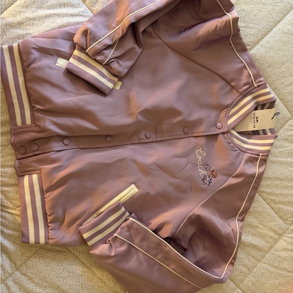 Coach Women's Light Purple Varsity Jacket Reversible - Picture 4 of 6